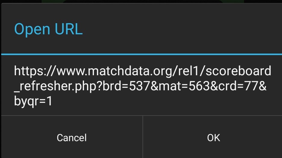 Matchdata share scoreboard